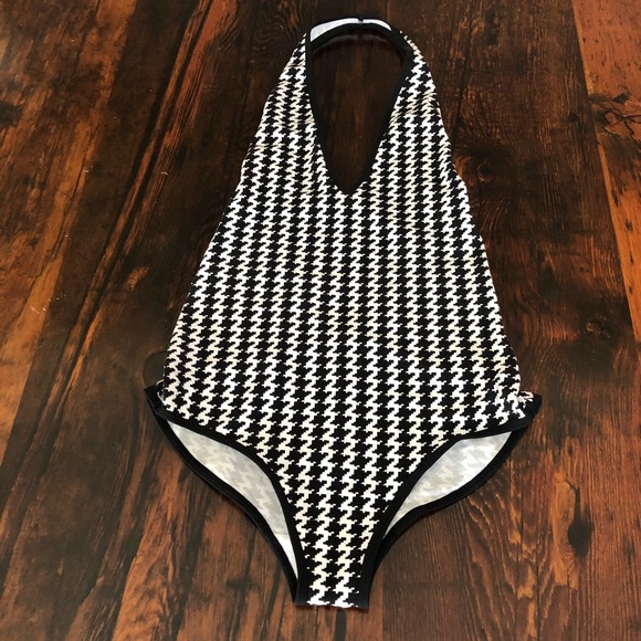 American Apparel Bodysuit Plunge Back Size Medium - Picture 5 of 8